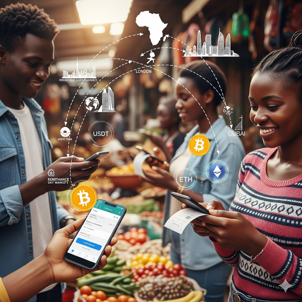 Cross-border remittances and global connectivity